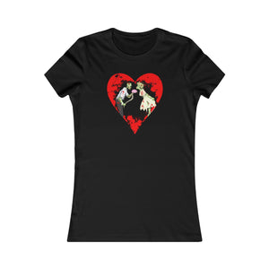Zombie Love with Heart - Women's T-shirt - FREE Shipping in US