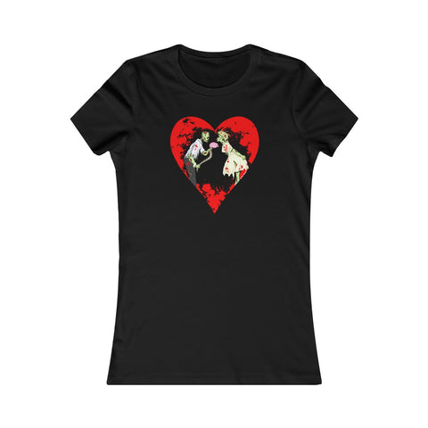 Zombie Love with Heart - Women's T-shirt - FREE Shipping in US