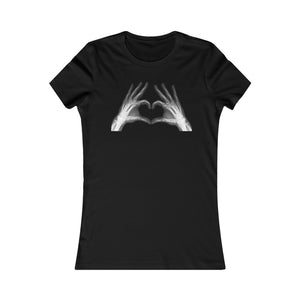 Heart Shaped Hands of Love - Xray Hands Women's T-Shirt - FREE shipping in US