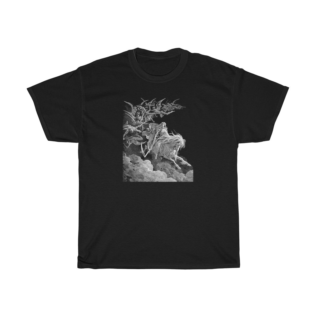 Vision of Death by Gustav Dore - Men's T-Shirt - FREE shipping in US