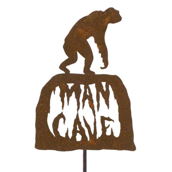 Man Cave Garden Stick Sign