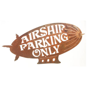 Airship Parking Only Wall Mount Sign