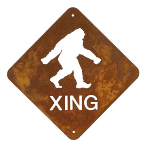 Bigfoot XING Wall Mount Sign