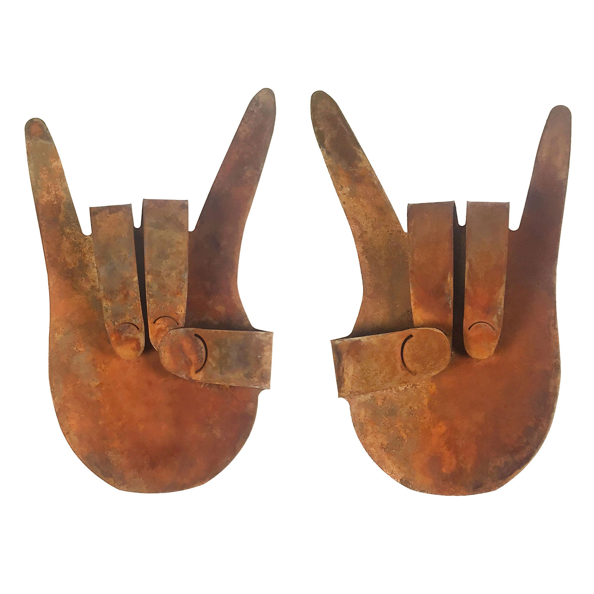 Rock On Hands (Set of 2) Wall Mount Sign