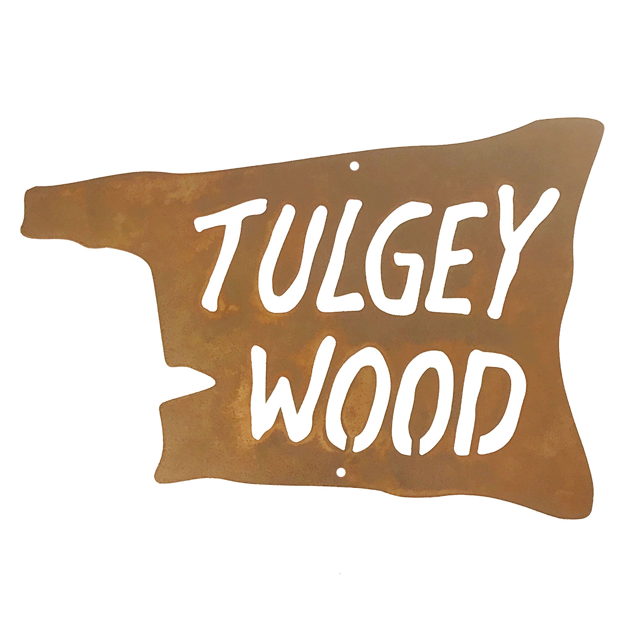 Tulgey Wood Wall Mount Sign