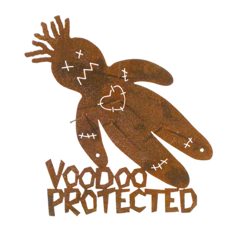 VooDoo Protected  Wall Mount Sign
