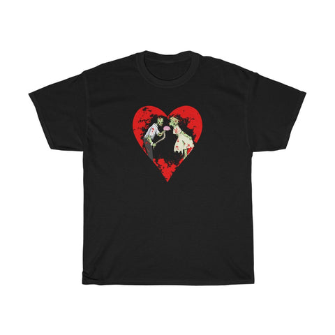 Zombie Love with Heart - Men's T-Shirt - FREE shipping in US