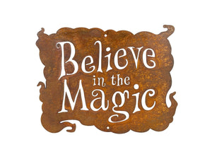 Believe in the Magic Wall Sign - Free Shipping in US
