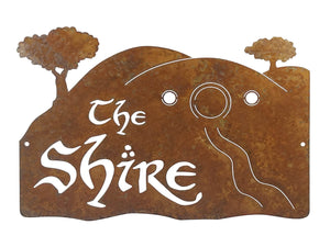 The Shire Hillside Wall Hanging Sign - Free Shipping in US